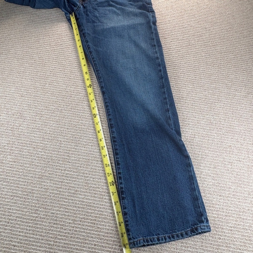 Eddie Bauer Jeans Mens 32x30 (Tag 34x32) Original Fit Straight Leg Blue Denim - Picture 5 of 11